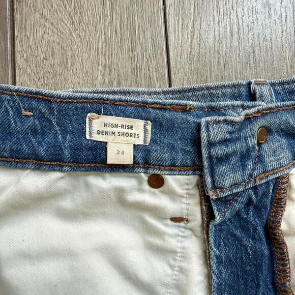 Free people high rise denim shorts - Picture 4 of 5